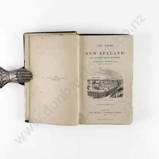 Thomson, Arthur S., The Story of New Zealand (2 Volumes) 1859