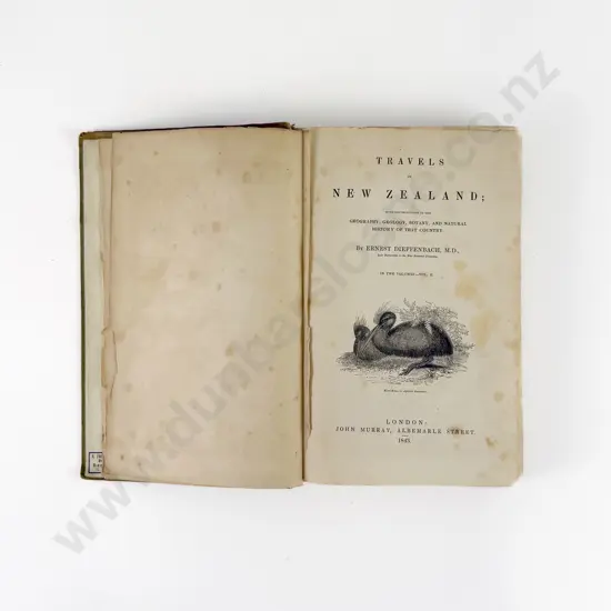 Dieffenbach Ernest - Travels in New Zealand (2 Volumes)