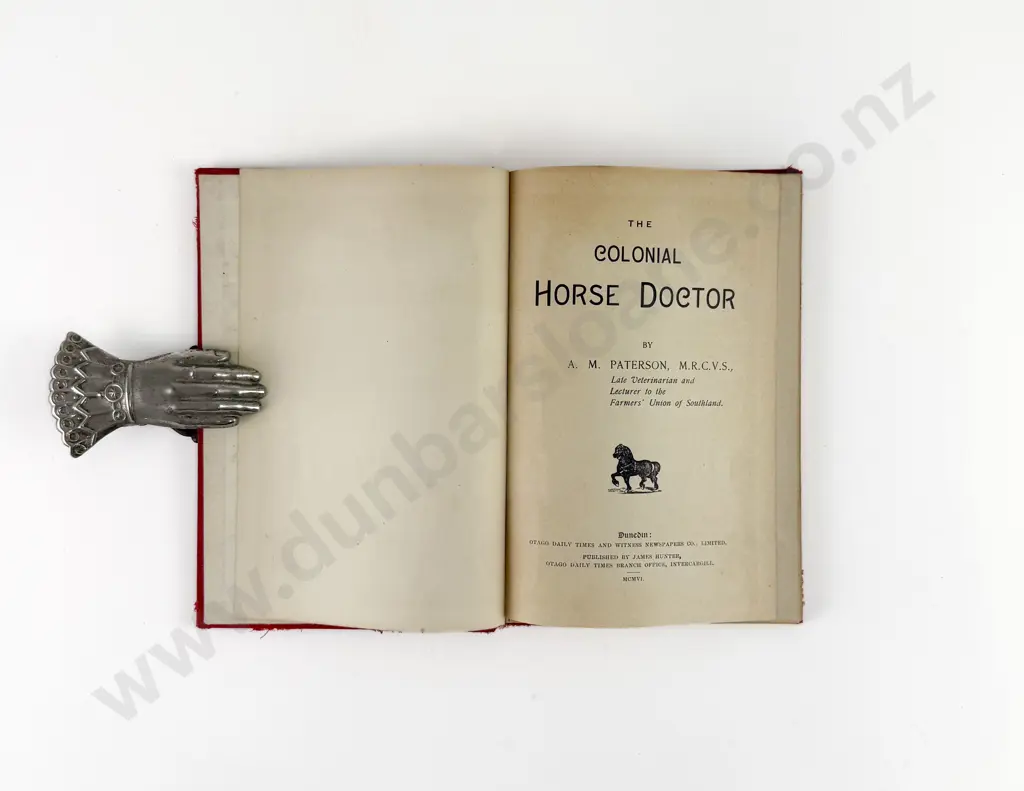 Paterson A M - The Colonial Horse Doctor Image 1++