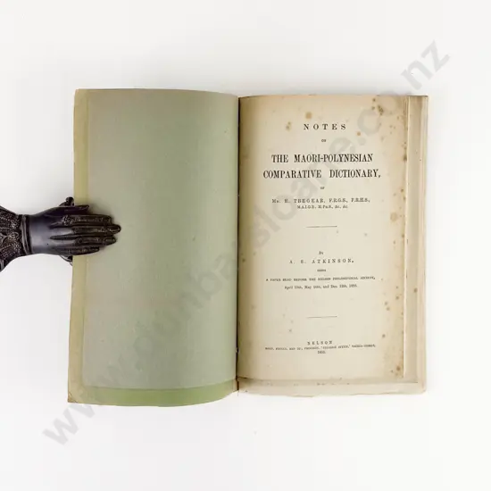 Atkinson A S - Notes on The Maori-Polynesian Comparative Dictionary of Mr E Tregear