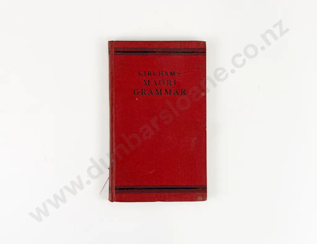 Kirkham Francis W - Lessons for Beginners in the Maori Language Image 1++