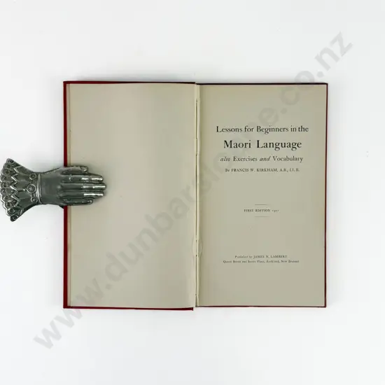 Kirkham Francis W - Lessons for Beginners in the Maori Language