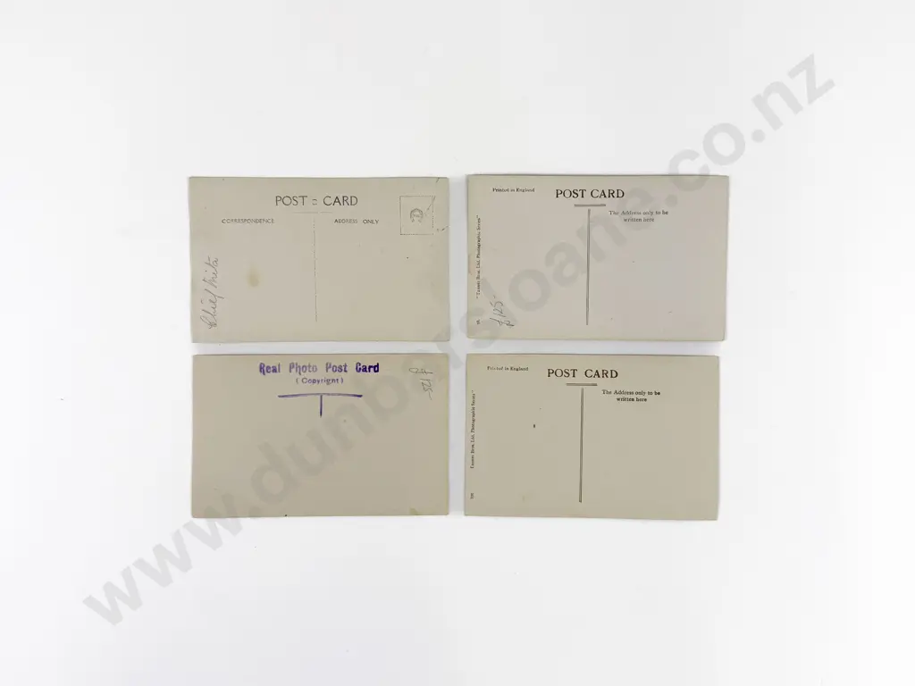 4 Vintage Postcards Of Maori Chiefs Image 1++