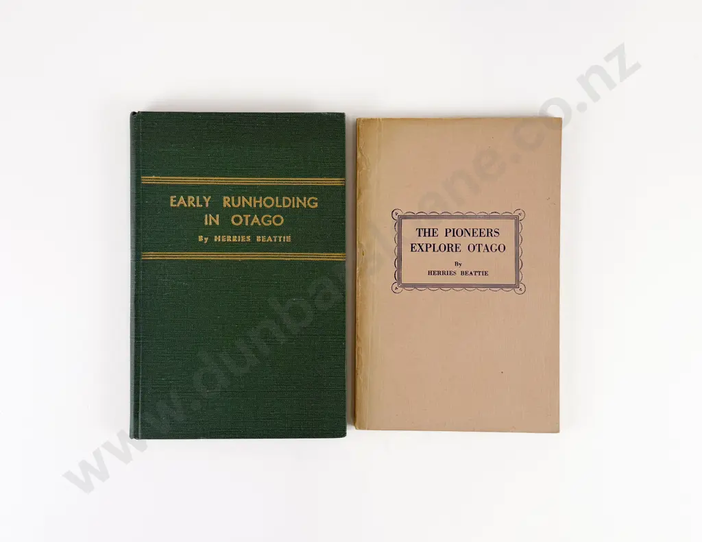 2 Herries Beattie Volumes On Otago (Both signed) Image 1++