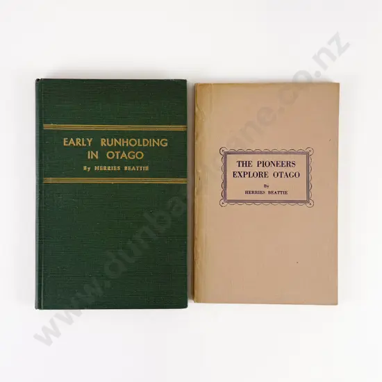2 Herries Beattie Volumes On Otago (Both signed)