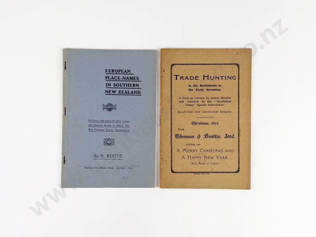 2 Booklets By Herries Beattie Image 1++