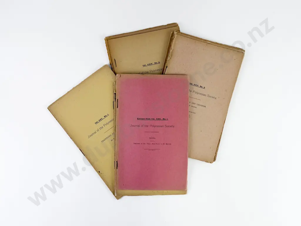 16 Extracts from the Journal of the Polynesian Society by Herries Beattie Image 1++