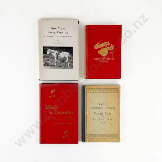 4 Volumes Otago Etc