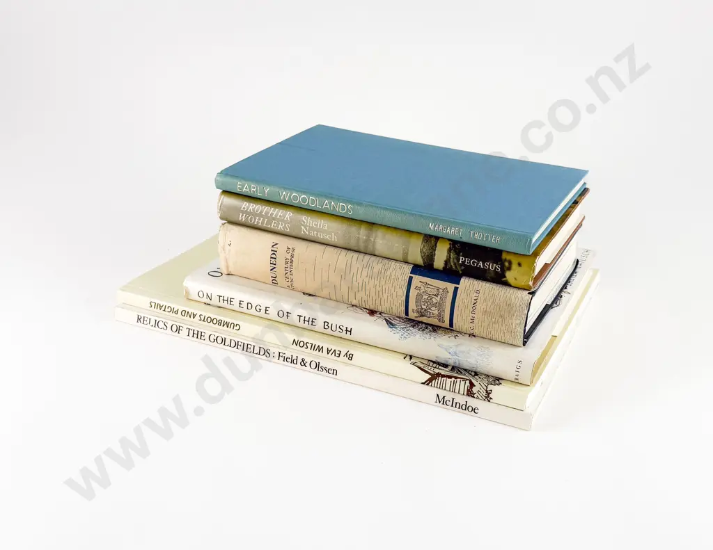 6 Books Including Dunedin The Goldfields Etc Image 1++