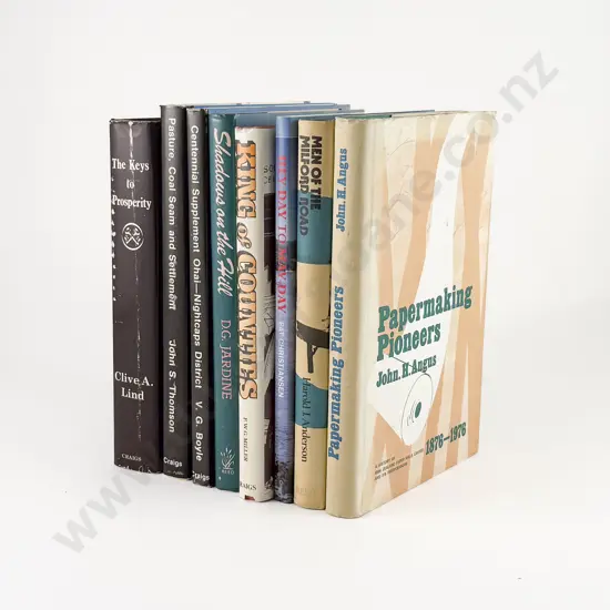 8 Large South Island Books