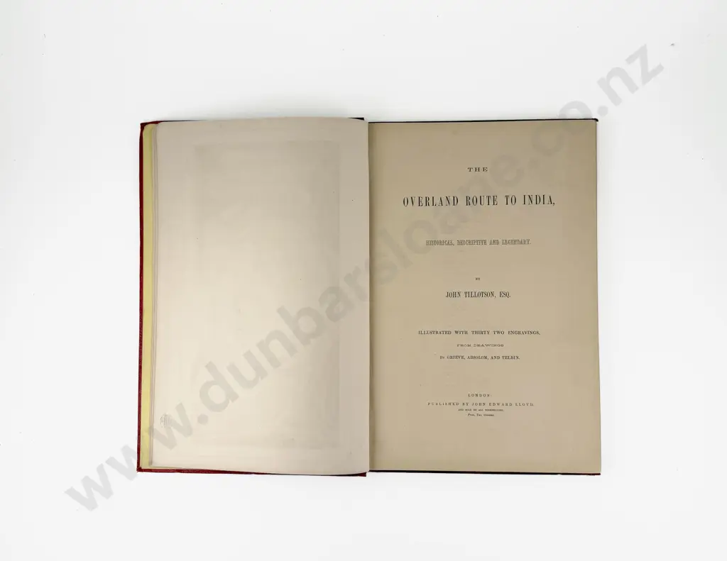 Tillotson John - The Overland Route To India Image 1++