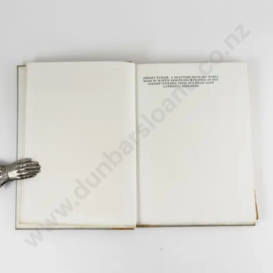 Taylor Jeremy & Armstrong Martin - Jeremy Taylor A Selection From His Works