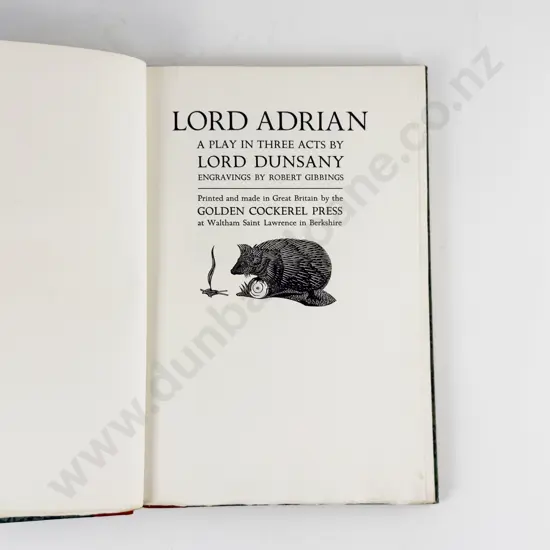 Lord Dunsany - Lord Adrian A Play In Three Acts