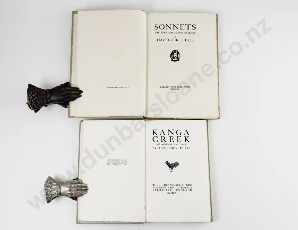 2 Golden Cockerel Press Volumes by Havelock Ellis Image 1++