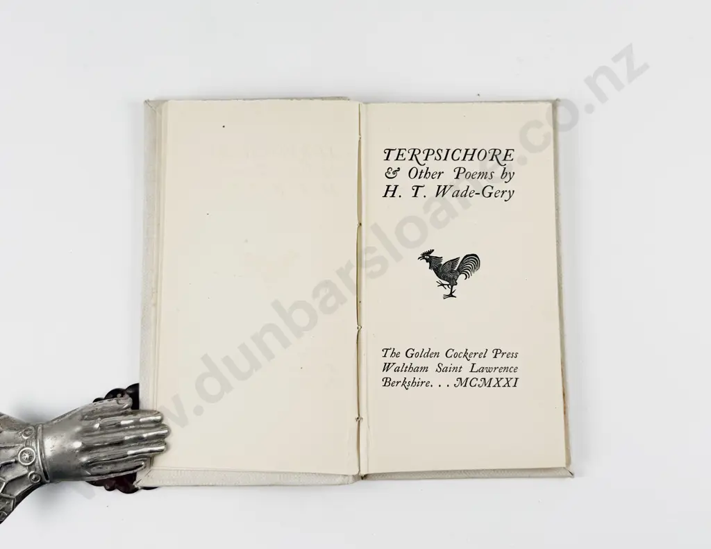 Wade-Gery H T - Terpsichore & Other poems Image 1++