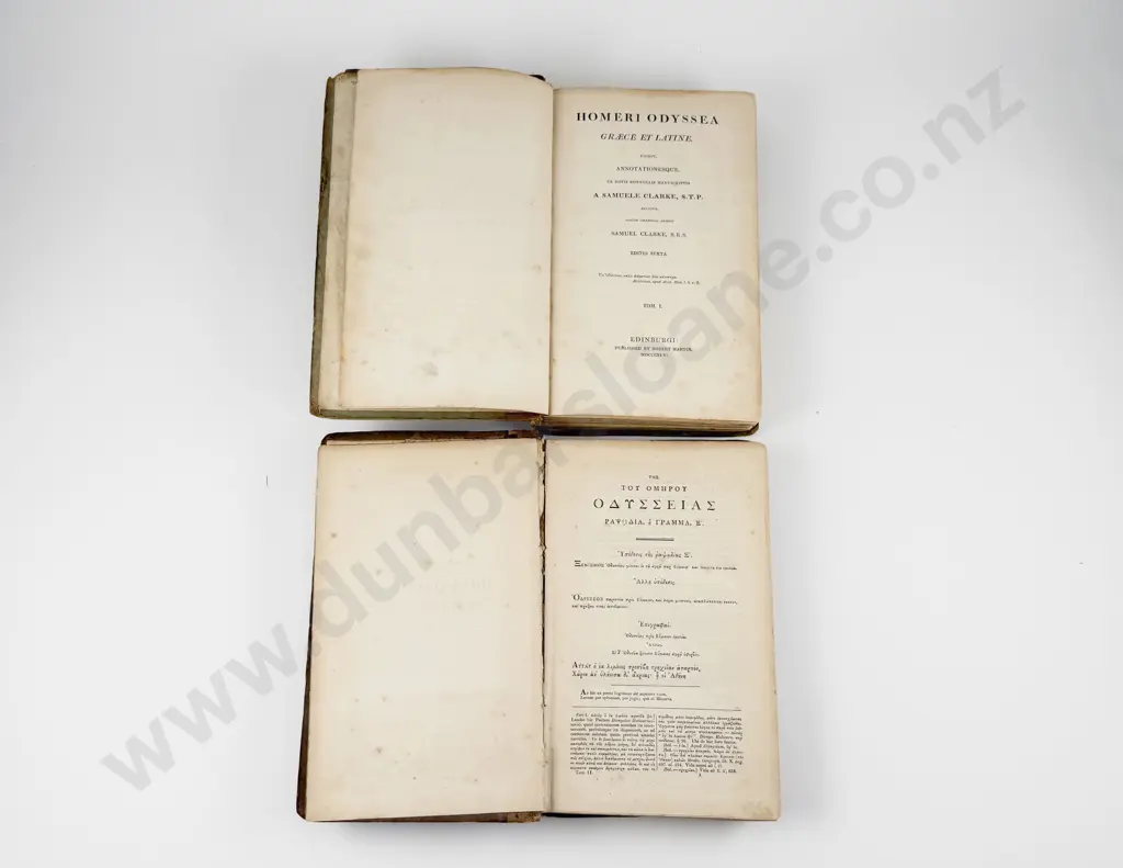 Clarke Samuel (Editor) - Homer: Odyssea Graece et Latine Image 1++
