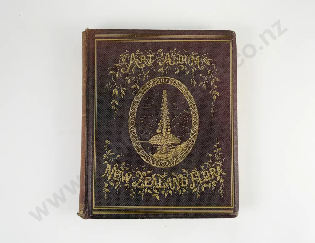 Featon Mr & Mrs E H - The Art Album of New Zealand Flora Volume I Authors Edition Image 1++