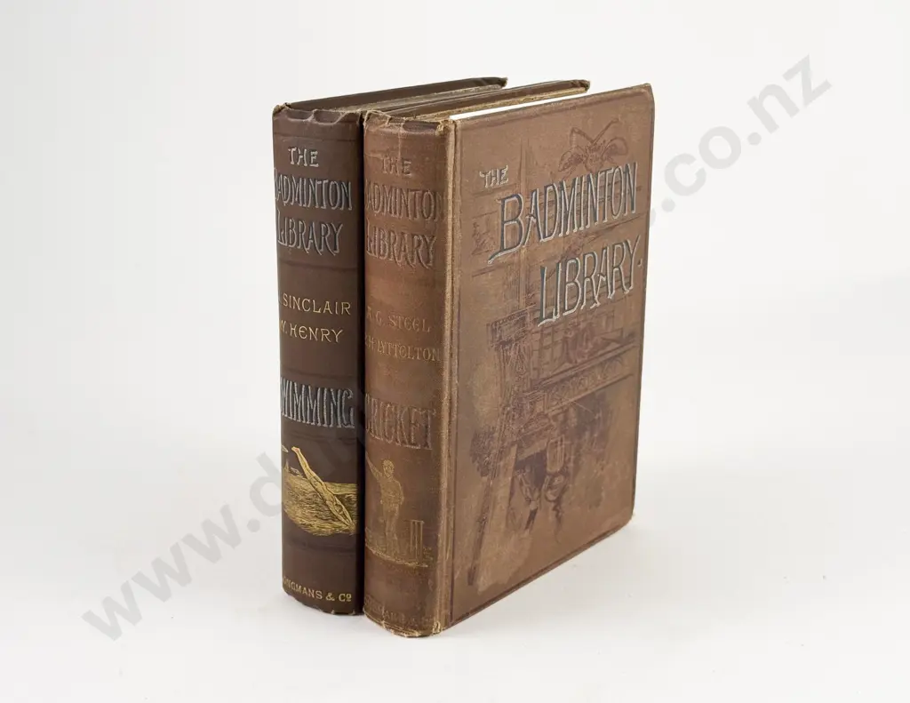 2 Badminton Library Sporting Volumes Image 1++