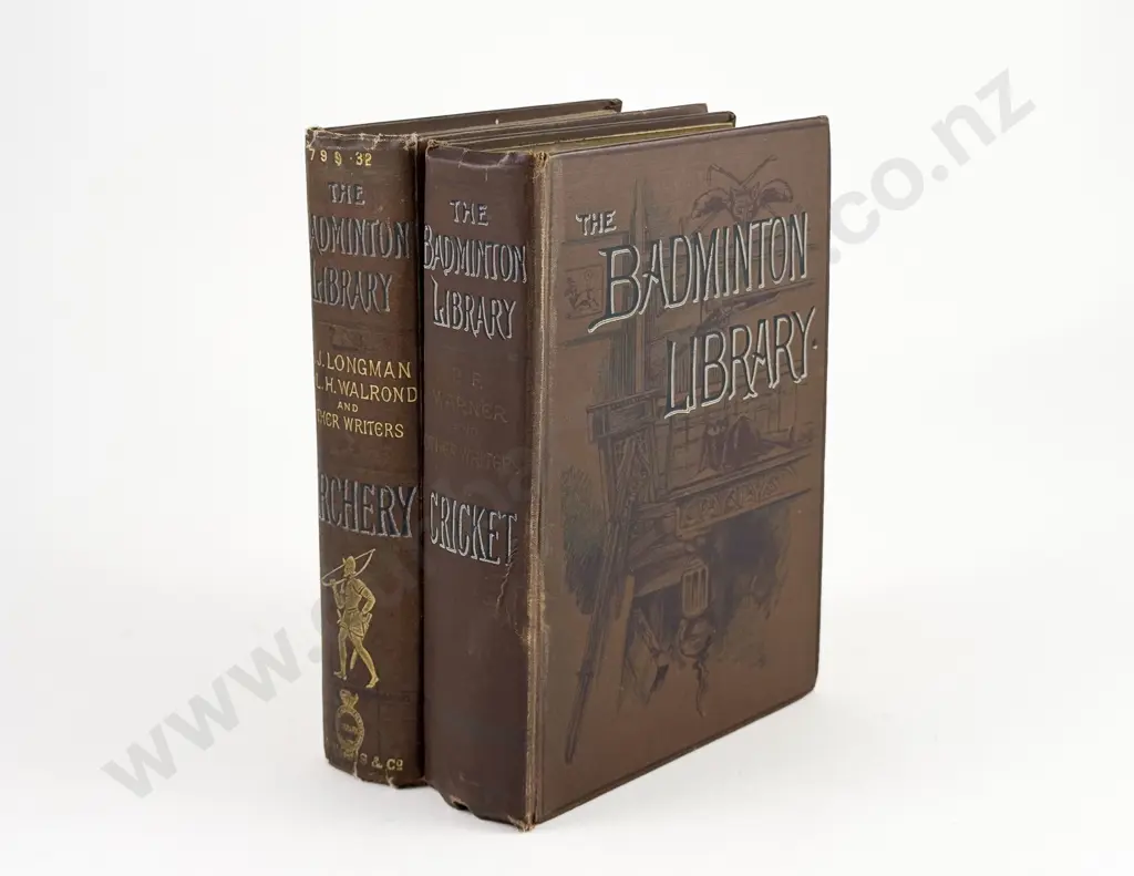 2 Badminton Library Sporting Volumes Image 1++