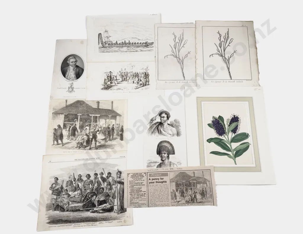 15 Various NZ Engravings - Illustrated London News Pages c1860s Etc Image 1++