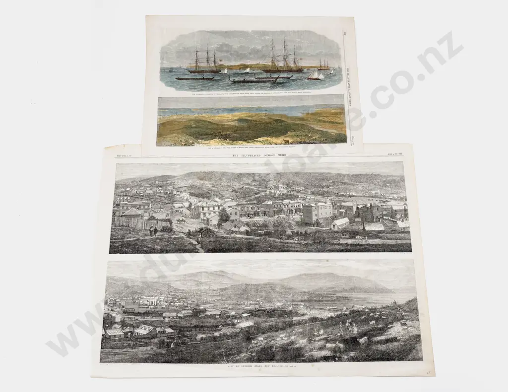 15 Various NZ Engravings - Illustrated London News Pages c1860s Etc Image 1++
