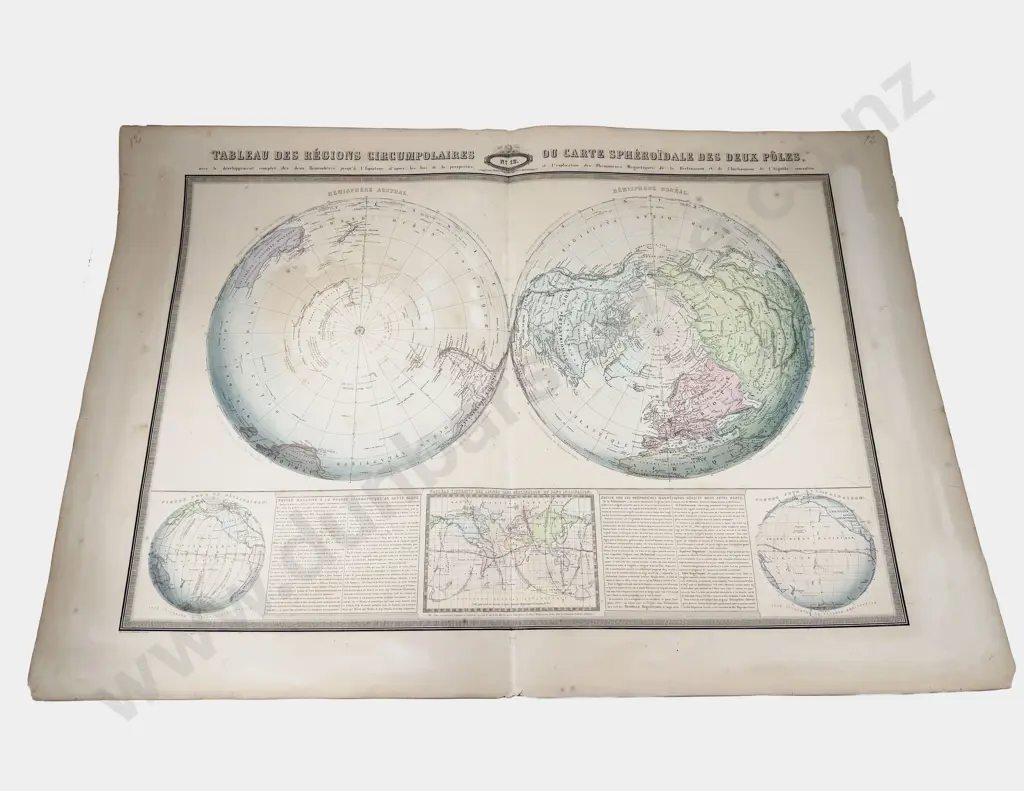6 Large French Maps By F A Garnier 1860 Image 1++