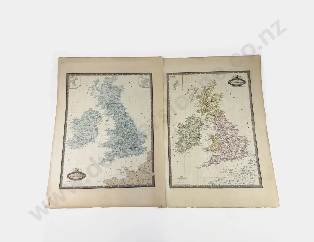 6 Large French Maps By F A Garnier 1860 Image 1++