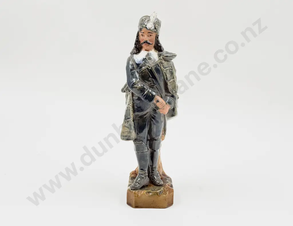 Glazed Stoneware Figure of Cavalier Image 1++