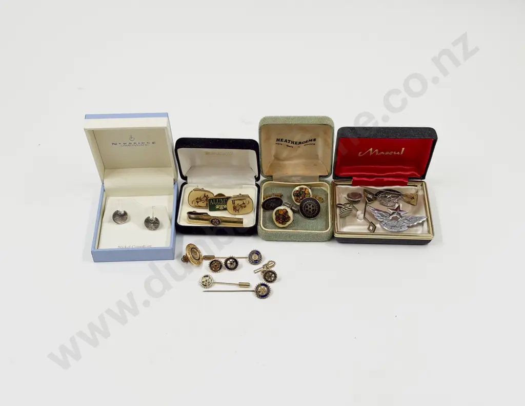 Collection of Assorted Cufflinks and Others Image 1++