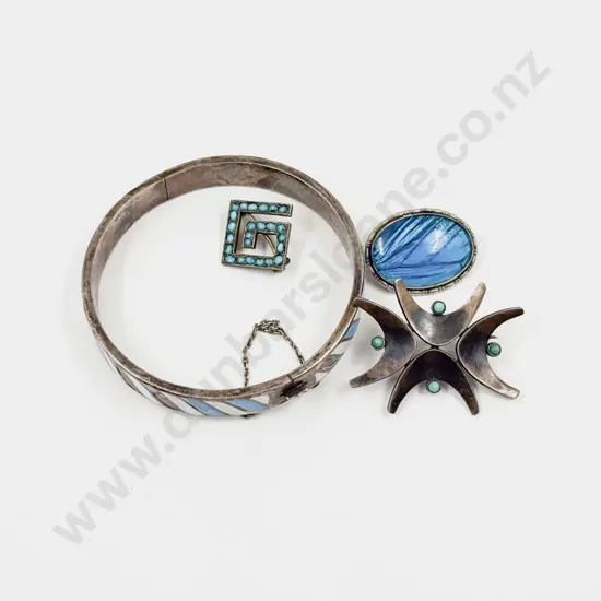 Collection of Sterling Silver Jewellery incl S/S Butterfly Wing Brooch