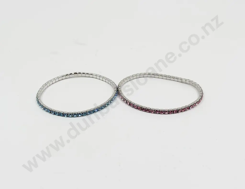 Two Swarovski Crystal Bracelets Image 1++