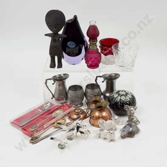 Small Quantity of Assorted Including Art Glass Vase