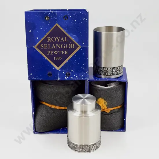 Quantity of Assorted Boxed Pewter