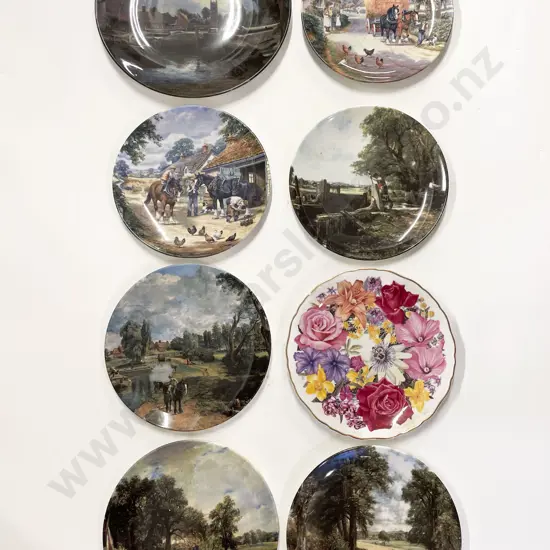 Eight Boxed RD Comm. Plates