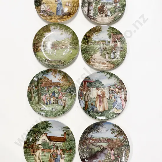 Eight Assorted Boxed Wedgwood Comm. Plates