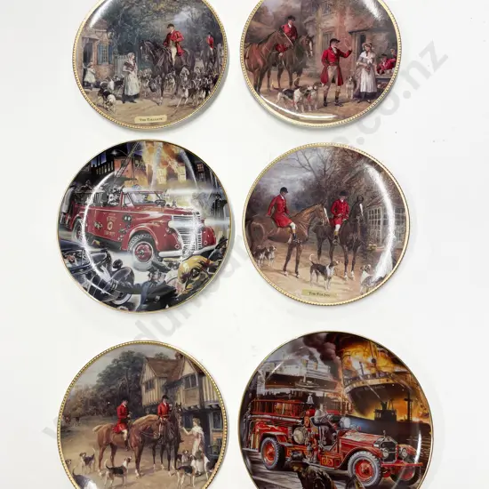 Six Assorted Franklin Mint Comm. Plates