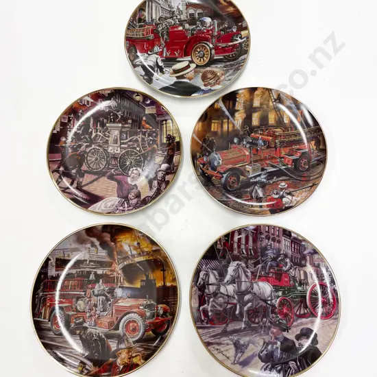 Five Assorted Franklin Mint Comm. Plates