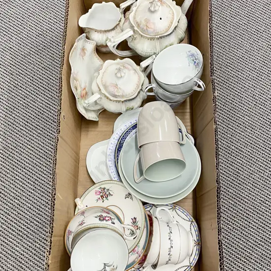 Box Quantity of Assorted Fancy China etc