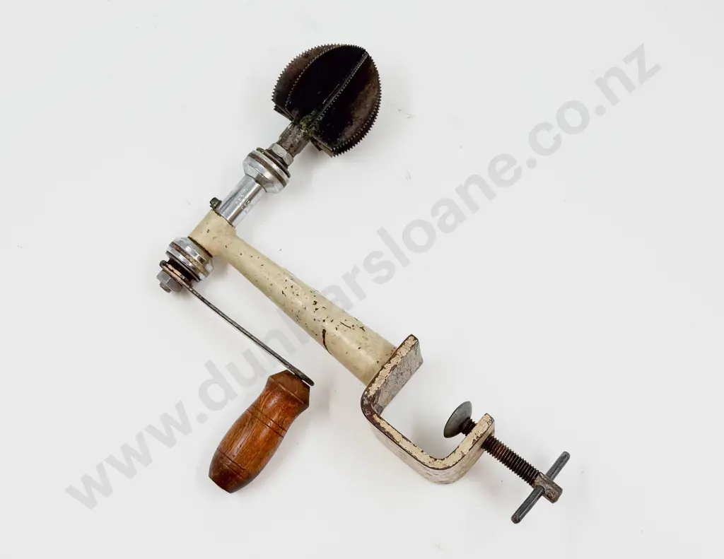 Vintage Bench Clamp Coconut Shaver Image 1++