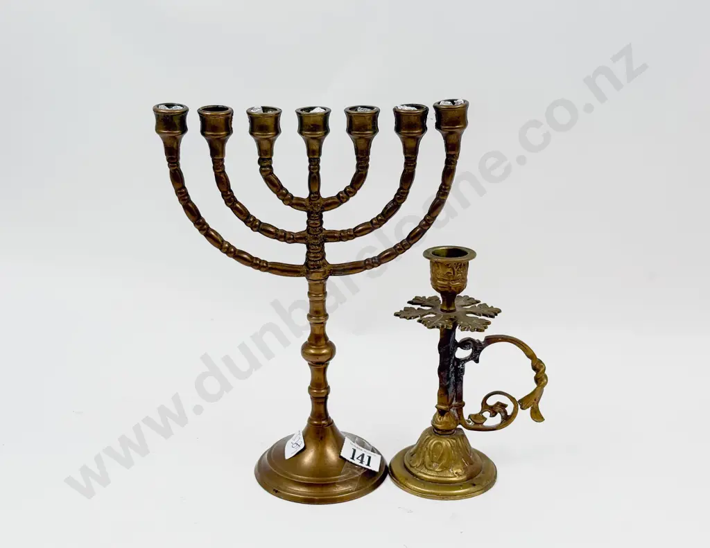 Brass Menorah & Other Image 1++