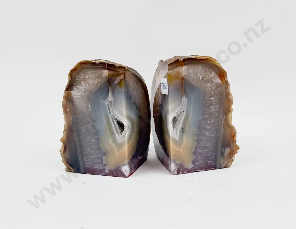 Set of Gemstone Bookends Image 1++