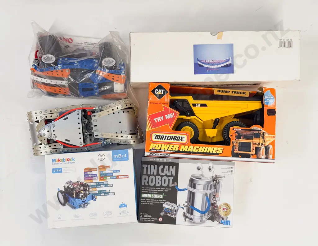 Box Quantity of Assorted Models incl Matchbox Power Machines Dump Truck Image 1++