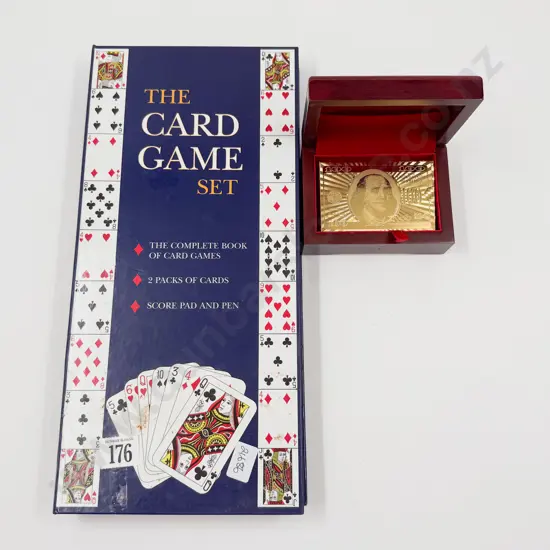 The Card Game Set together with Boxed Playing Cards