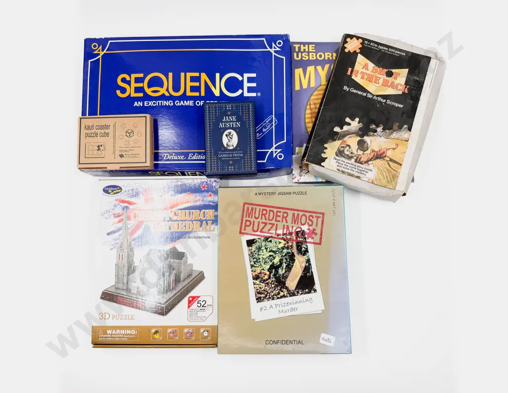 Quantity of Assorted Puzzles etc Image 1++