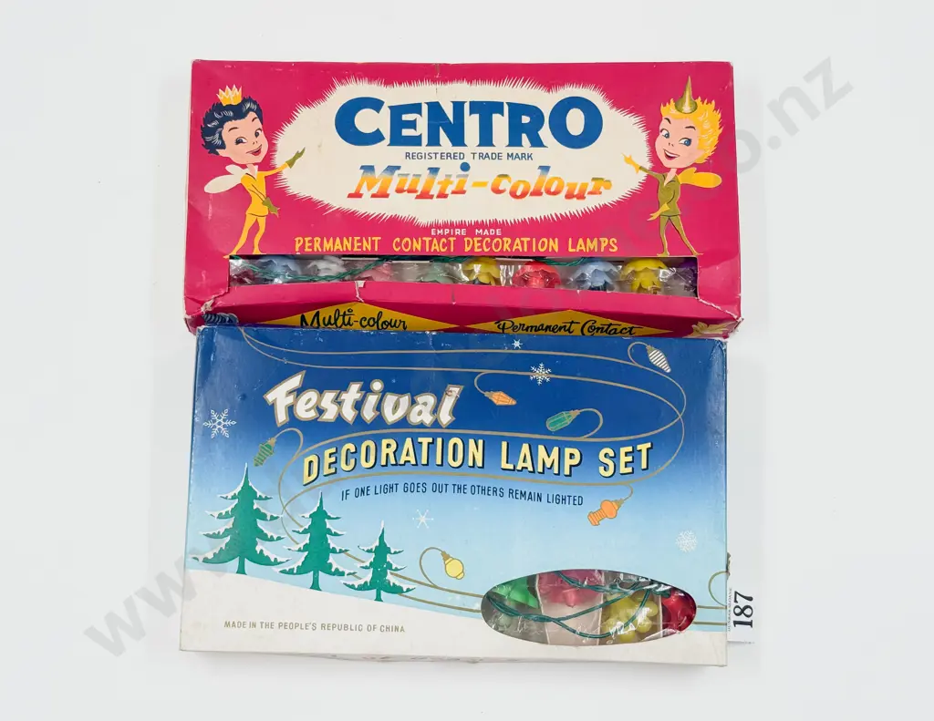 Two Vintage Sets of Christmas Lights Image 1++
