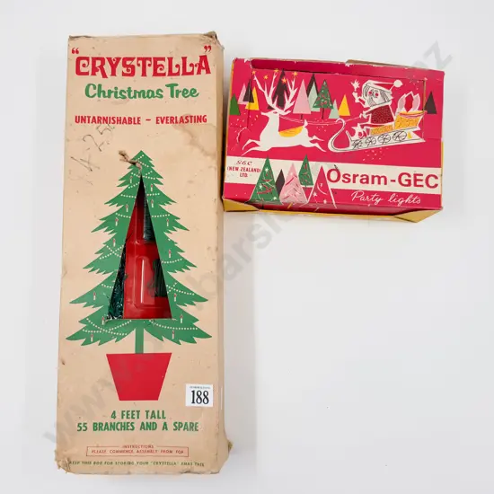 Vintage Crystella Christmas Tree together with Boxed Vintage Christmas Lights