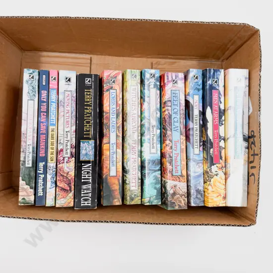 Twelve Assorted Terry Pratchett Books