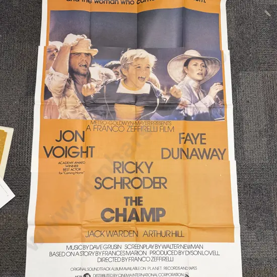 Quantity of Assorted Vintage Movie Posters