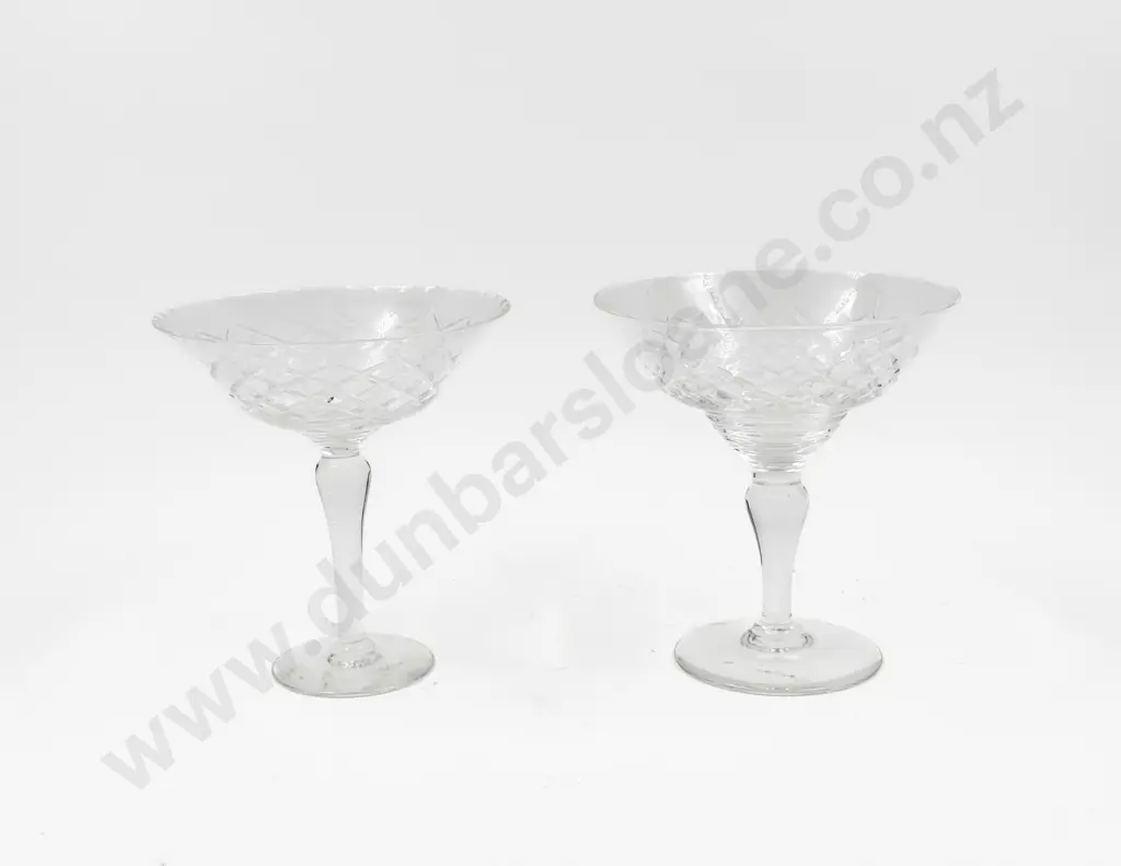Two English Crystal Christmas Bon Bon Tazzas Image 1++