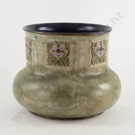 Late C19th Royal Doulton Stoneware Jardiniere